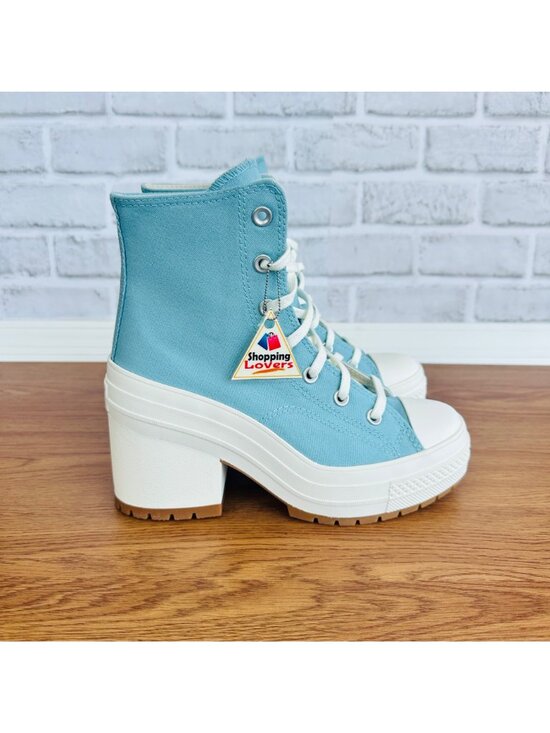 ⭐Converse Chuck 70 DE LUXE HEEL HI Platform 5.5 MEN Boots Sneakers Teal A08279C⭐ main image 10